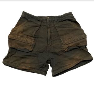 Awesome Vintage Cargo Baggy Shorts Army Fisherman Grunge Fishing Women’s 12 Zip